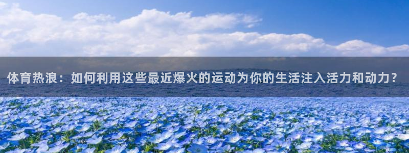 沐鸣2客户端 登录：体育热浪：如何利用这些最近爆火的运动为你的生活注入活力和动力