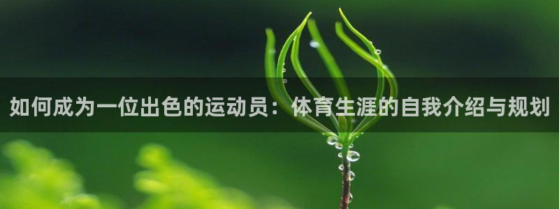 沐鸣22代理注册：如何成为一位出色的运动员：体育生涯的自我介绍与规划